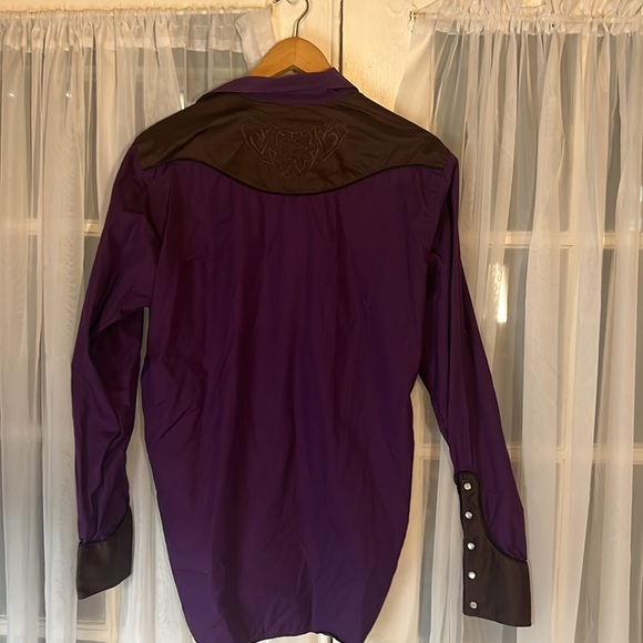 Christian Lacroix Western Embroidered Shirt Men’s Size 44/17.5” Neck Multi Color - Picture 11 of 11